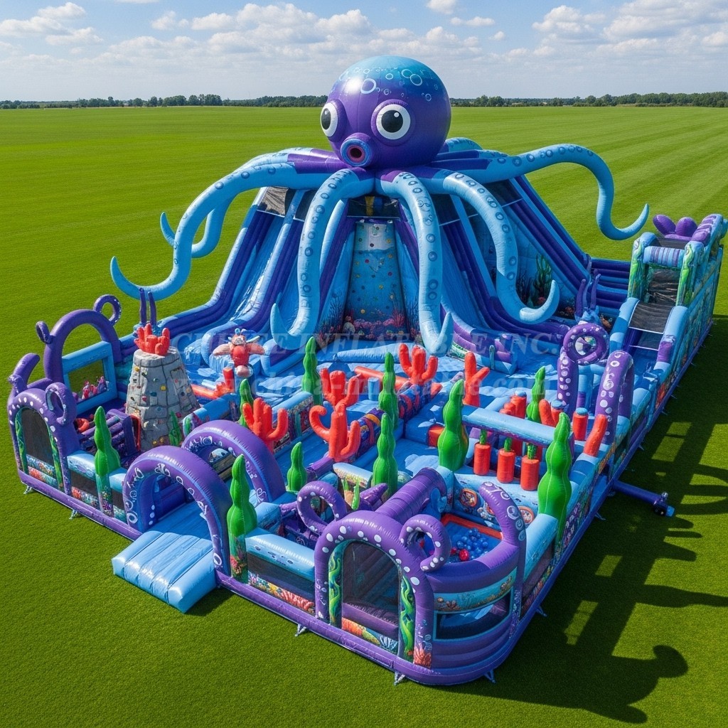T6-6767 Octopus Theme Inflatable Park