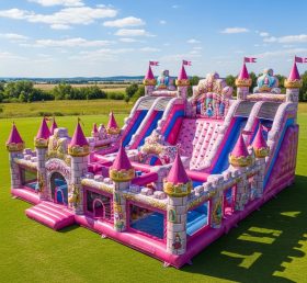 T6-6783 Princess Parties Theme Inflatable Park