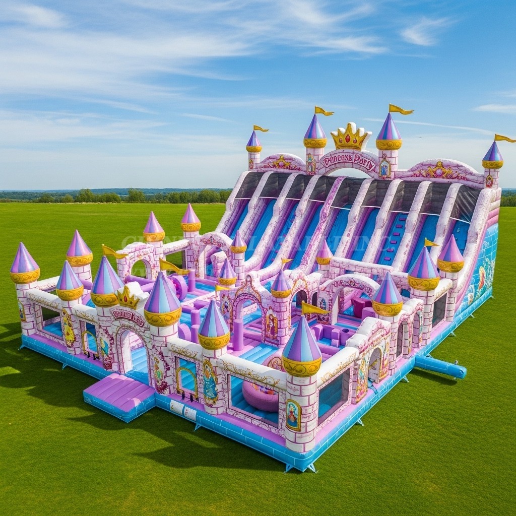 T6-6784 Princess Parties Theme Inflatable Park