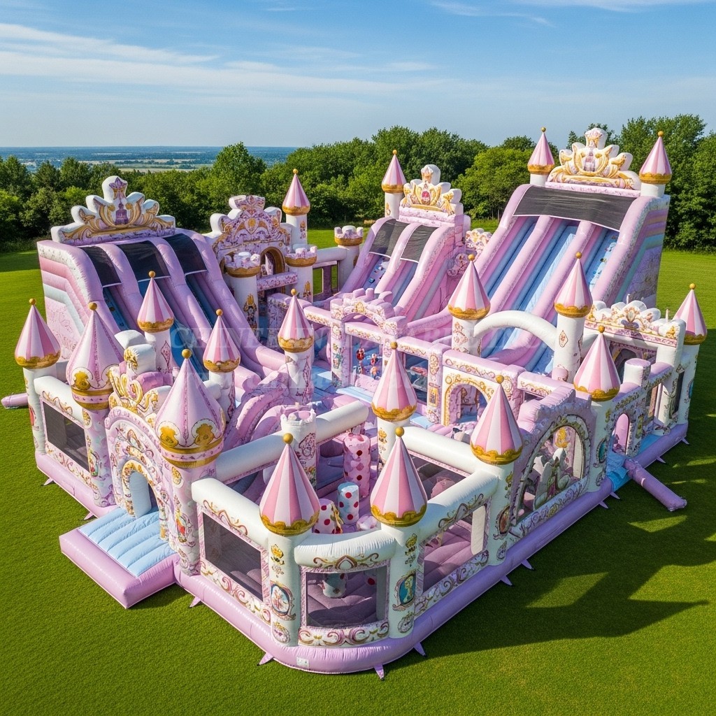 T6-6786 Princess Parties Theme Inflatable Park