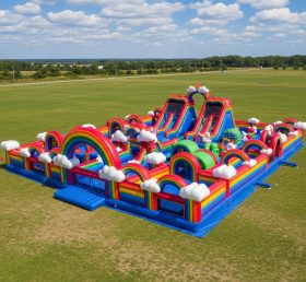 T6-6787 Rainbow Theme Inflatable Park