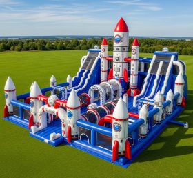 T6-6798 Rocket Theme Inflatable Park