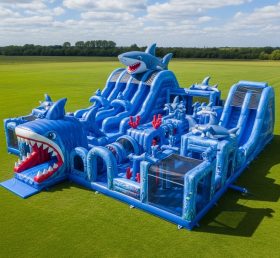 T6-6802 Shark Theme Inflatable Park