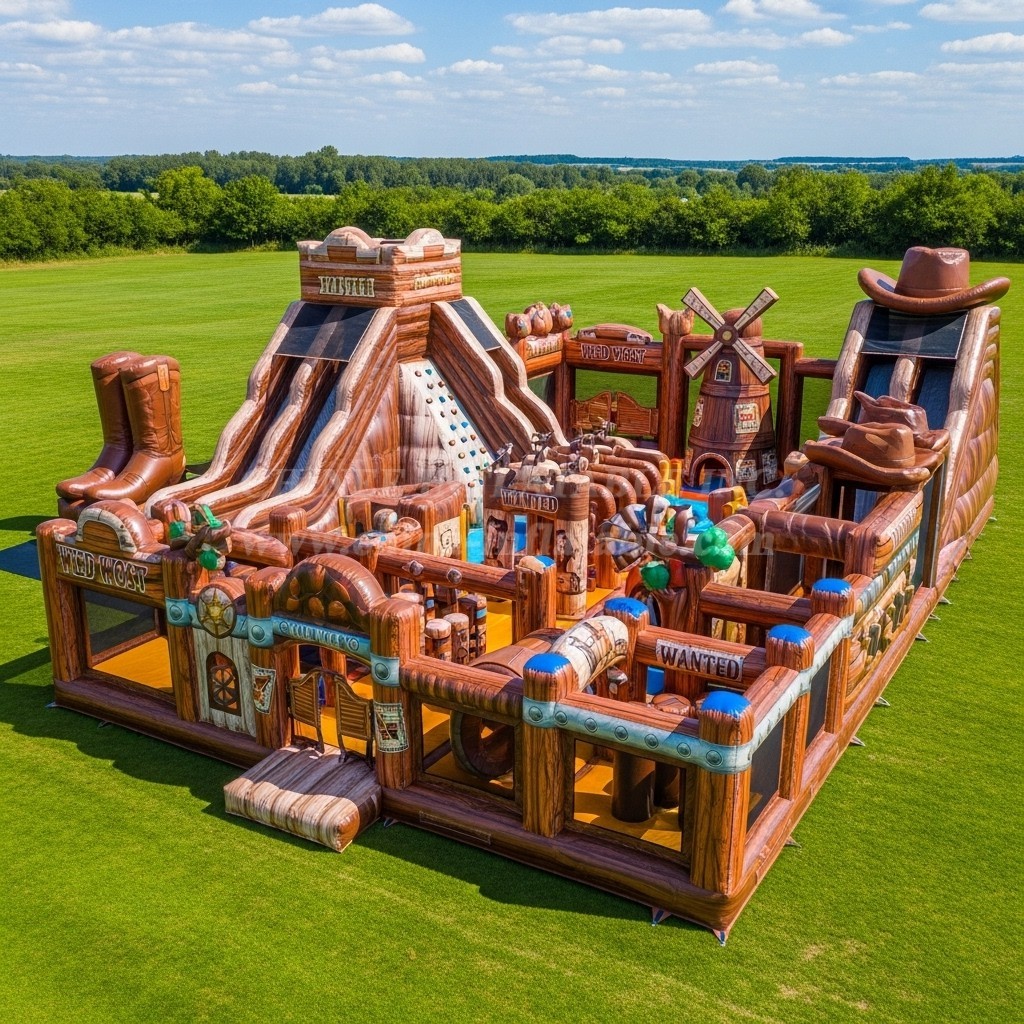 T6-6809 Wild West Theme Inflatable Park