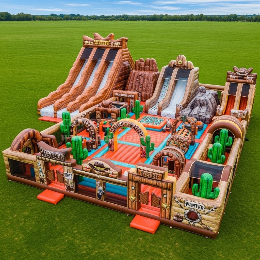 T6-6811 Wild West Theme Inflatable Park