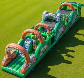 T7-3768 Dinosaur Theme Inflatable Obstacle Course