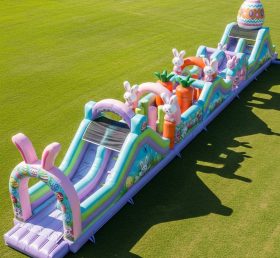 T7-3789 Easter Theme Inflatable Obstacle Course
