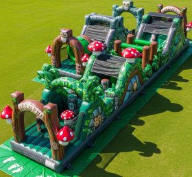 T7-3896 Magic Forest Theme Inflatable Obstacle Course