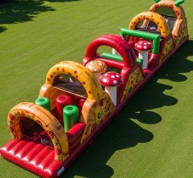T7-3965 Pizza Theme Inflatable Obstacle Course