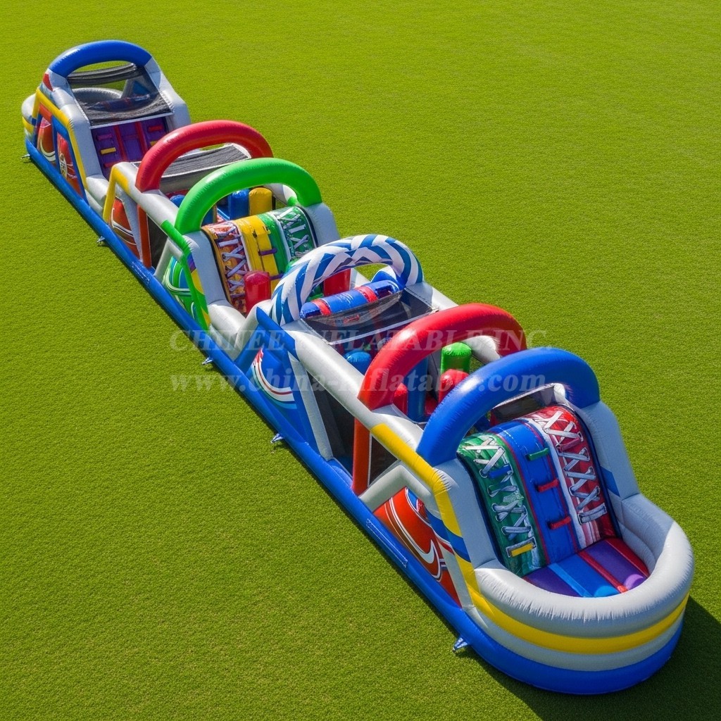 T7-4005 Sneakers Theme Inflatable Obstacle Course