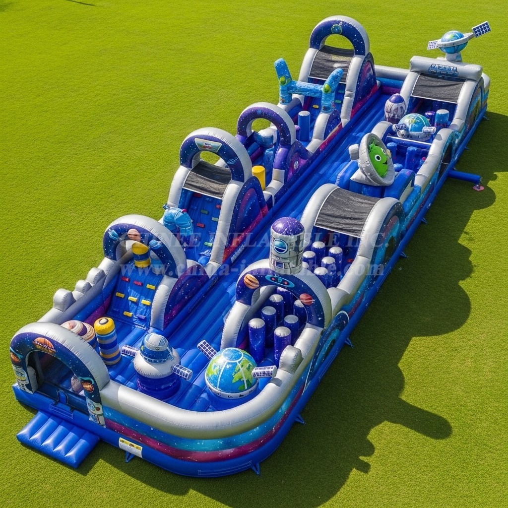 T7-4010 Space Theme Inflatable Obstacle Course
