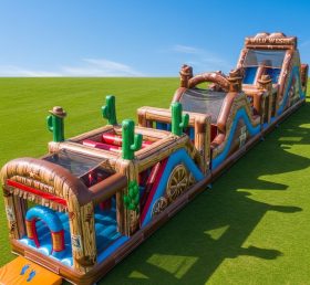 T7-4068 Wild West Theme Inflatable Obstacle Course