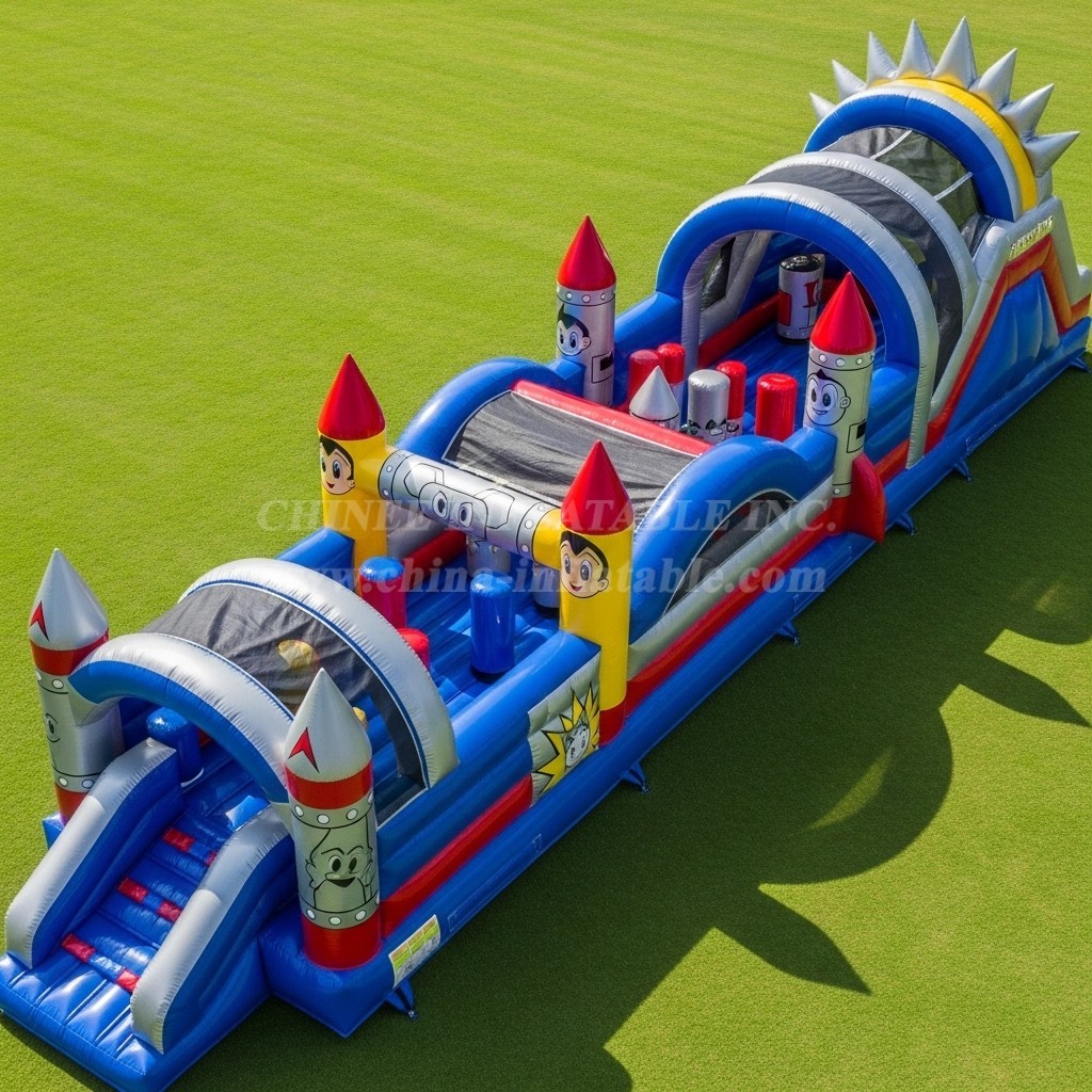 T7-4096 Astro Boy Theme Inflatable Obstacle Course