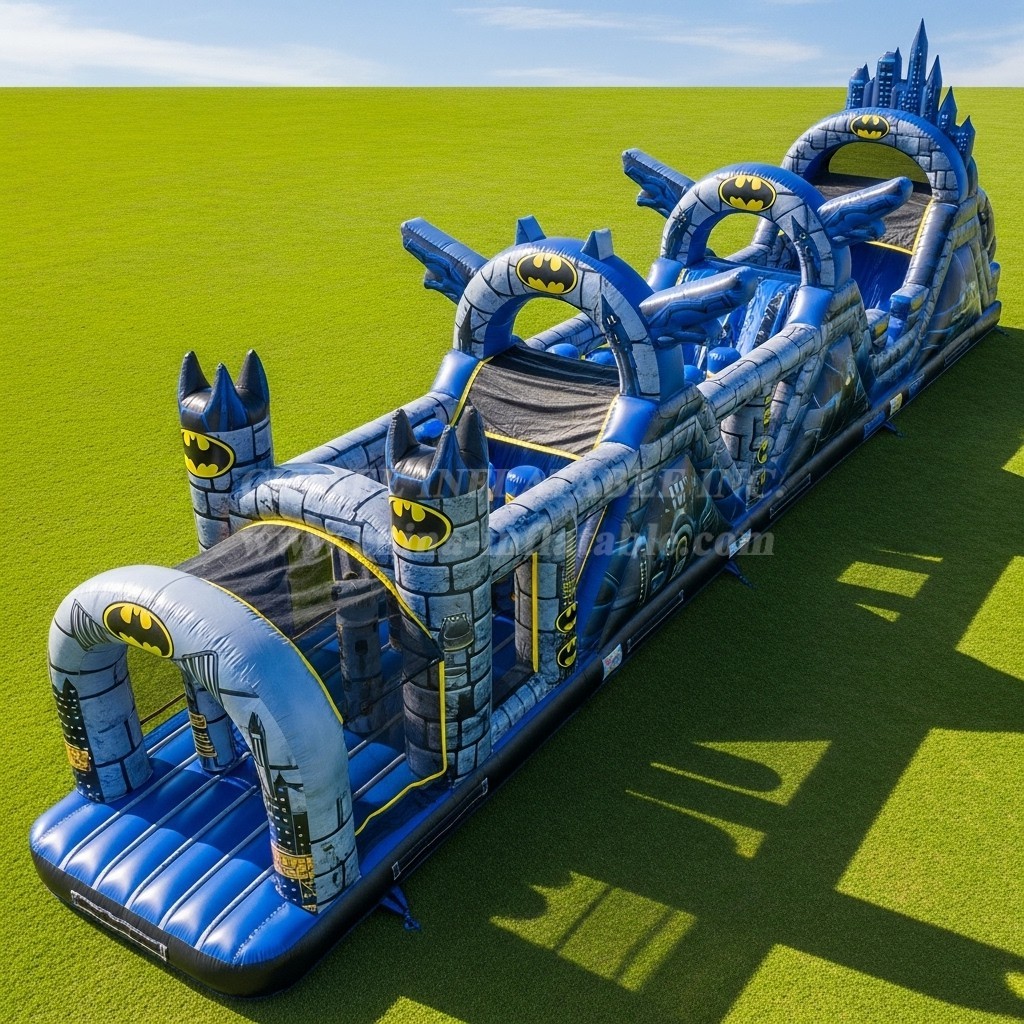 T7-4108 Batman Theme Inflatable Obstacle Course