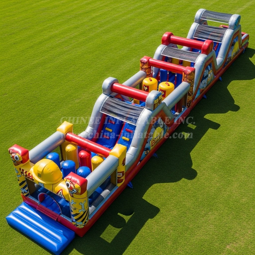 T7-4127 Bob the Builder Theme Inflatable Obstacle Course
