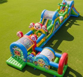 T7-4144 Cocomelon Theme Inflatable Obstacle Course