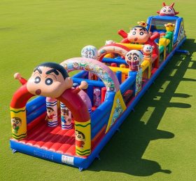 T7-4153 Crayon Shin Chan Theme Inflatable Obstacle Course
