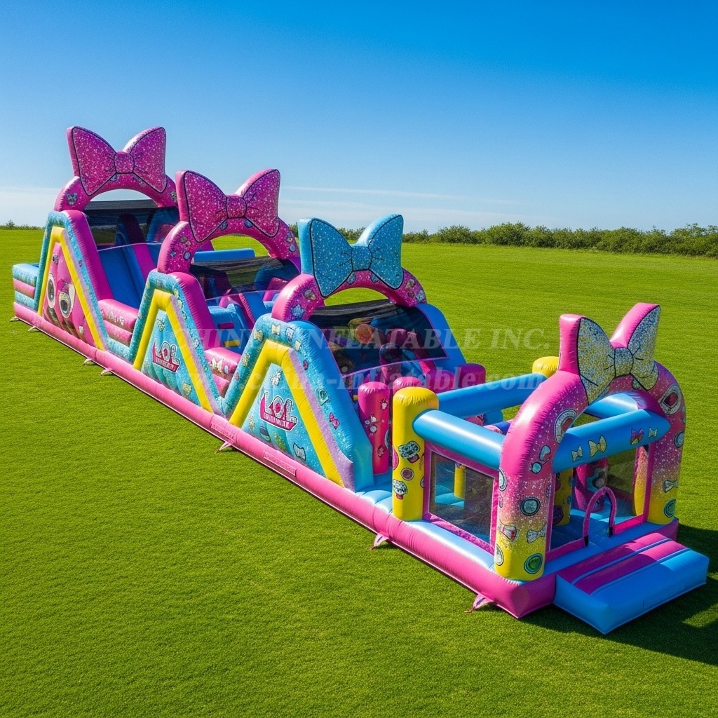 T7-4226 L.O.L. SURPRISE Theme Inflatable Obstacle Course