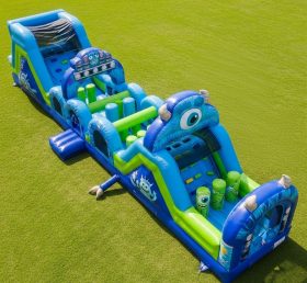T7-4268 Monsters Inc Theme Inflatable Obstacle Course