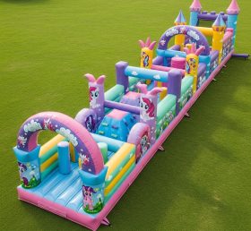 T7-4273 My Little Pony Theme Inflatable Obstacle Course