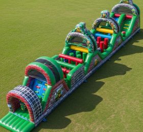 T7-4287 Ninja Turtles Theme Inflatable Obstacle Course