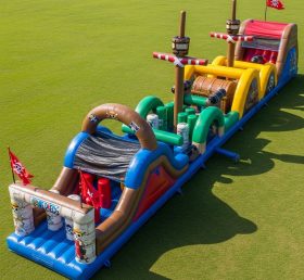 T7-4288 One Piece Theme Inflatable Obstacle Course