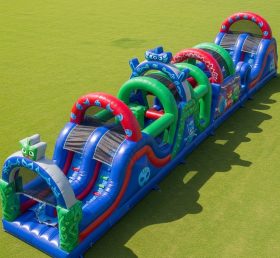 T7-4306 PJ Masks Theme Inflatable Obstacle Course