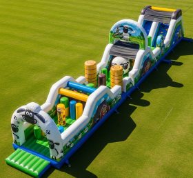 T7-4346 Shaun the Sheep Theme Inflatable Obstacle Course