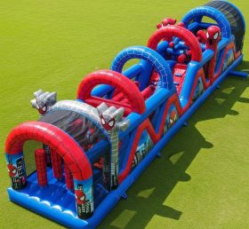 T7-4364 Spider-Man Theme Inflatable Obstacle Course