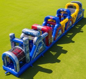 T7-4451 Transformers Theme Inflatable Obstacle Course