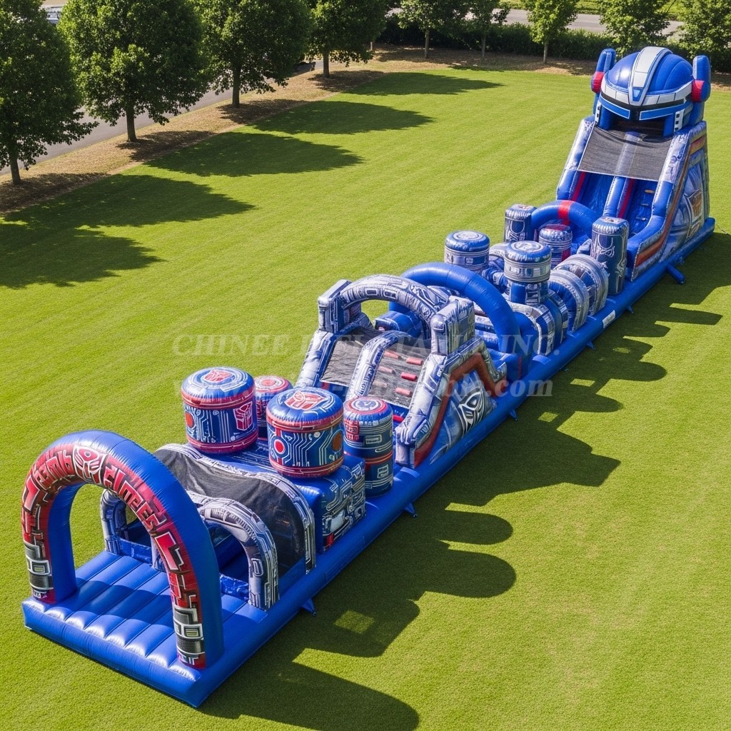 T7-4454 Transformers Theme Inflatable Obstacle Course
