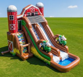 T8-5581 Farm Theme Inflatable Water Slide