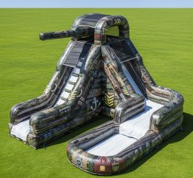 T8-5685 Military Style Theme Inflatable Water Slide