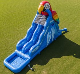T8-5732 Parrot Theme Inflatable Water Slide