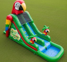 T8-5735 Parrot Theme Inflatable Water Slide
