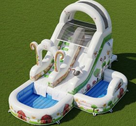 T8-5808 Sheep Theme Inflatable Water Slide
