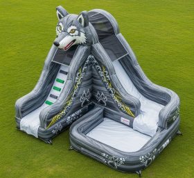 T8-5890 Wolf Theme Inflatable Water Slide