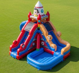 T8-7117 Astro Boy Theme Inflatable Water Slide