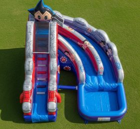 T8-7118 Astro Boy Theme Inflatable Water Slide