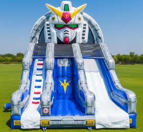 T8-7255 Gundam Theme Inflatable Water Slide