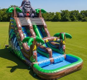 T8-7278 King Kong Theme Inflatable Water Slide