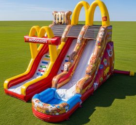 T8-7314 McDonald Theme Inflatable Water Slide