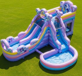 T8-7352 My Little Pony Theme Inflatable Water Slide