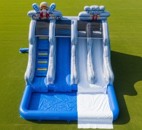 T8-7375 One Piece Theme Inflatable Water Slide