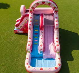 T8-7493 Strawberry Shortcake Theme Inflatable Water Slide