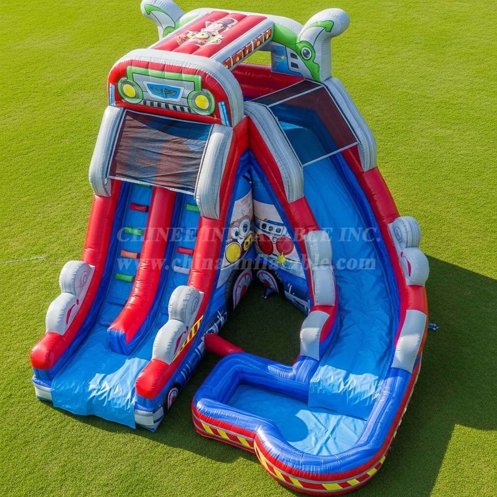 T8-7588 Toy Story Theme Inflatable Water Slide