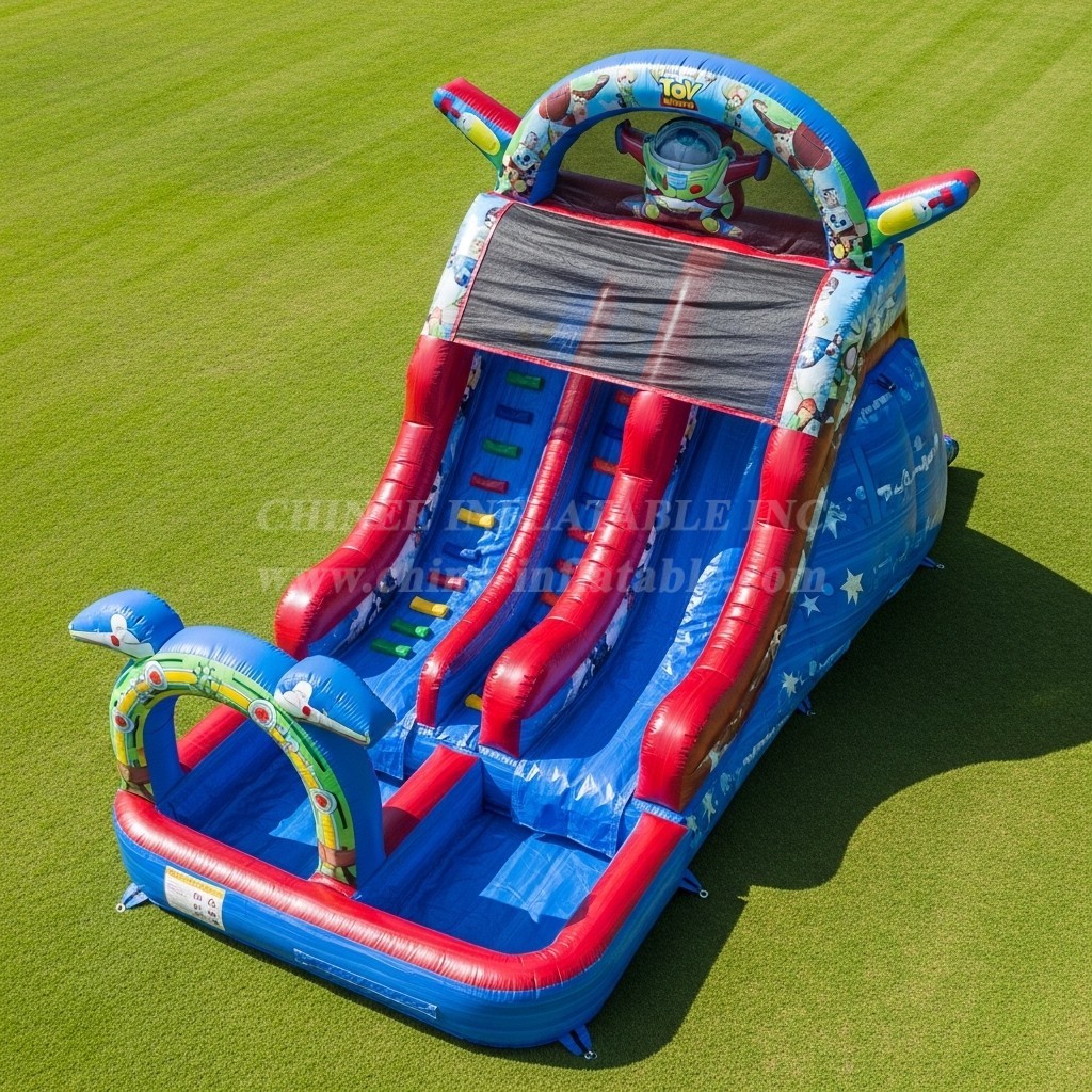 T8-7594 Toy Story Theme Inflatable Water Slide