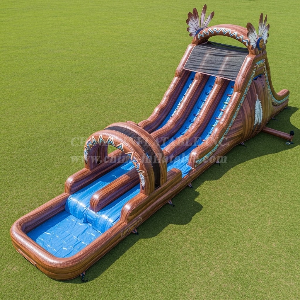 T8-7625 American Indian Theme Giant Slide