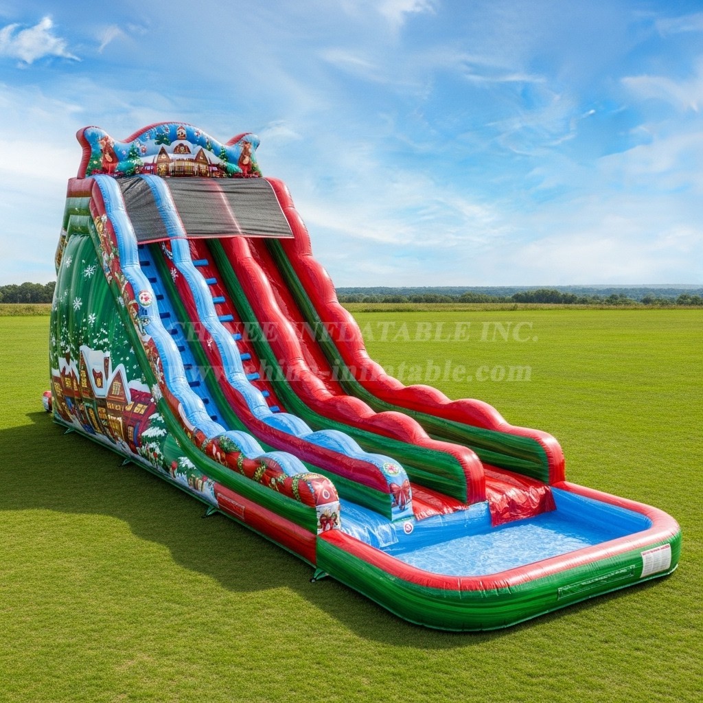 T8-7642 Christmas Theme Giant Slide