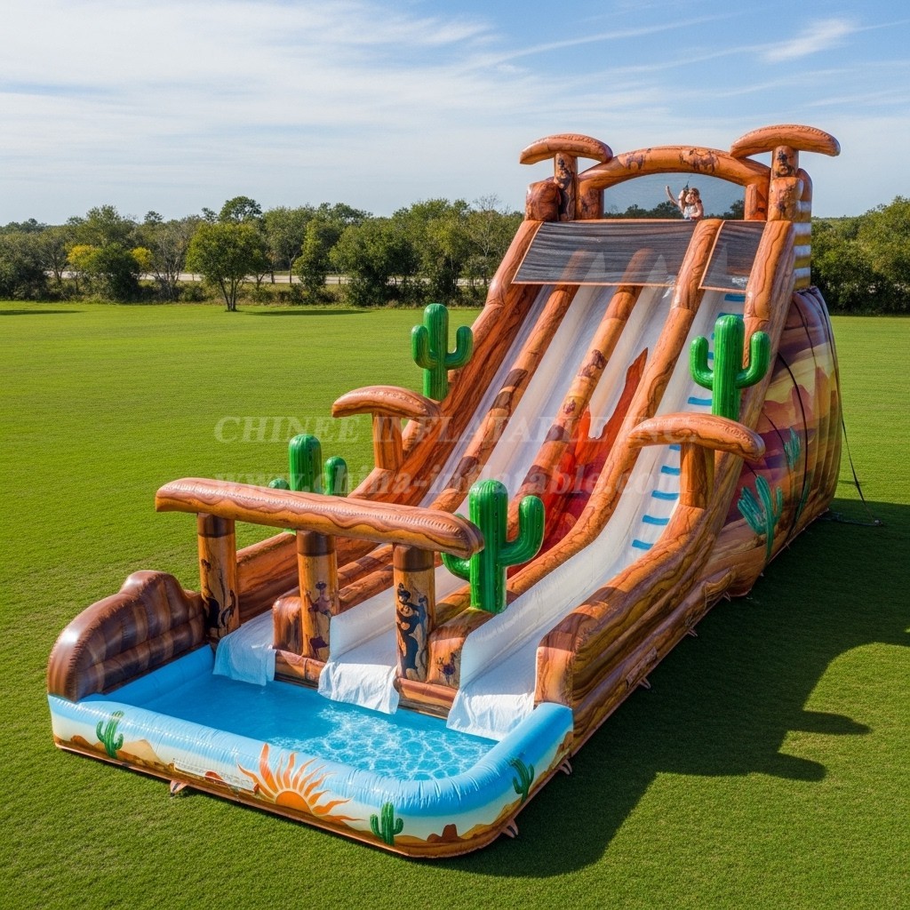 T8-7654 Desert Theme Giant Slide